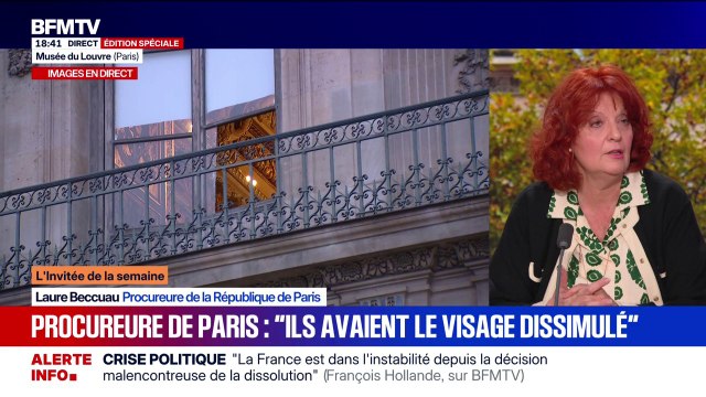 Vol au Louvre: la procureure de Paris, Laure Beccuau, déclare que les alarmes fonctionnaient