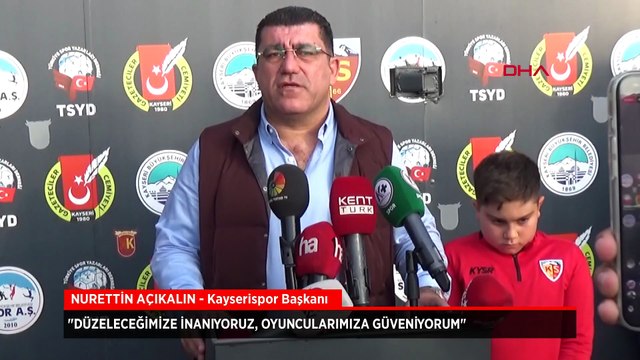 Zecorner Kayserispor Başkanı Nurettin Açıkalın: Kaybetmek kötü oldu