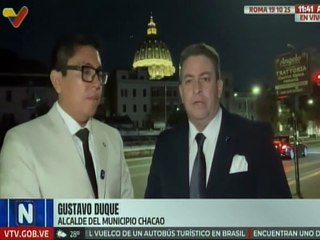 Alcalde de Chacao Gustavo Duque: Si algo nos une es que queremos la Paz para Venezuela