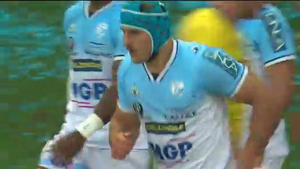 TOP 14 - Essai de Esteban CAPILLA (AB) - Aviron Bayonnais - ASM Clermont