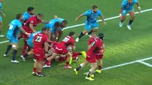 TOP 14 - Essai de Jiuta WAINIQOLO (LOU) - Montpellier Hérault Rugby - LOU Rugby