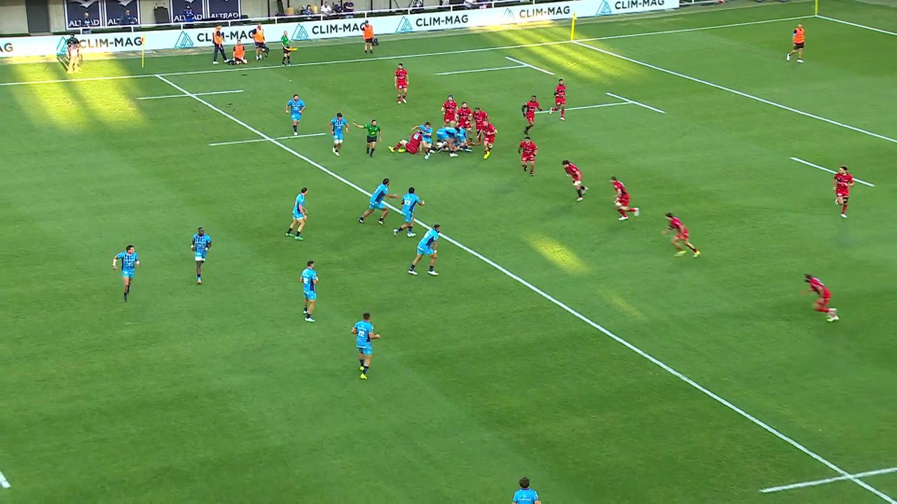 TOP 14 - Essai de Melvyn RATES (MHR) - Montpellier Hérault Rugby - LOU Rugby