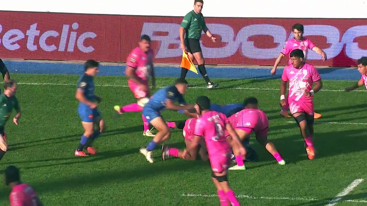 TOP 14 - Essai de Noah NENE (SFP) - Castres Olympique - Stade Français Paris