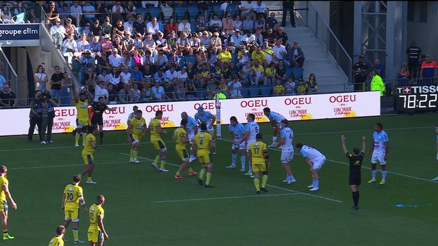 TOP 14 - Essai de Selevasio TOLOFUA (ASM) - Aviron Bayonnais - ASM Clermont
