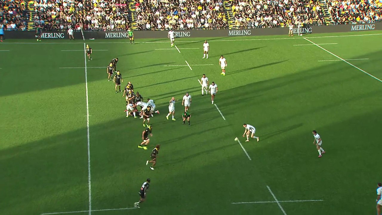 TOP 14 - Essai de Paul VALLEE (USM) - Stade Roc...