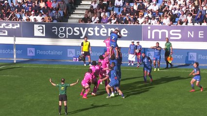 TOP 14 - Essai de Théo CHABOUNI (CO) - Castres Olympique - Stade Français Paris