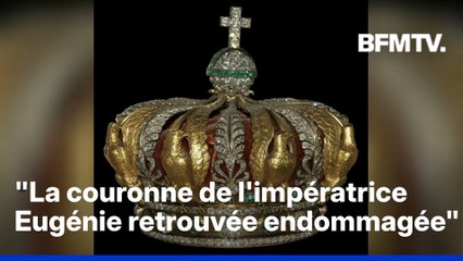 Vol au Louvre: la couronne de l’impératrice Eugénie a été retrouvée “endommagée”