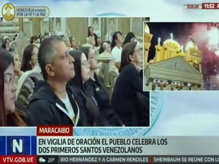 Pueblo zuliano con fervor, fe y esperanza agradecen canonización de nuestros Santos