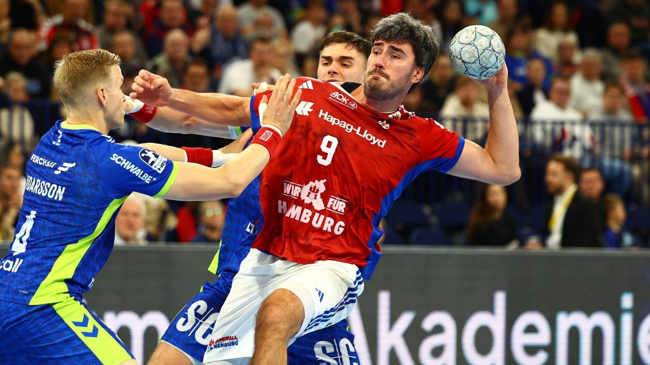 HSV Hamburg bringt Sieg gegen VfL Gummersbach über die Linie