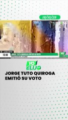 Jorge Tuto Quiroga emitió su voto