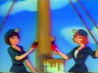 Laverne & Shirley In The Army 1x08 Two Mini Cooks [Animated80s]