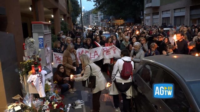 Gorla in silenzio con le fiaccole per Pamela Genini: «Non più lacrime, basta dolore»