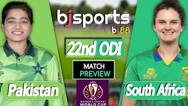 Women's World Cup 2025 | Pakistan Women vs South Africa Women 22nd ODI Match Preview |