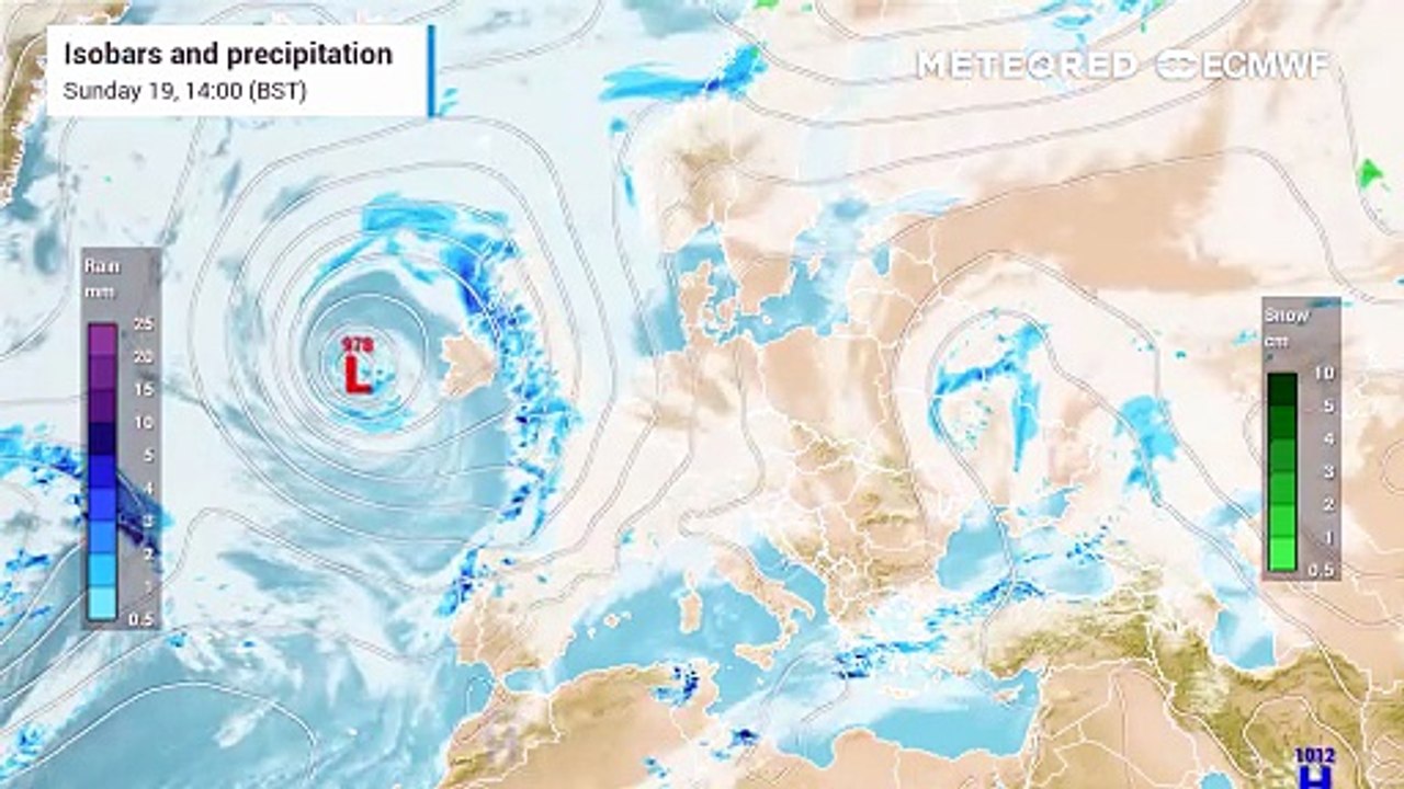 Low pressure to dominate the UK for the next few days, meaning showers and strong winds will be widespread