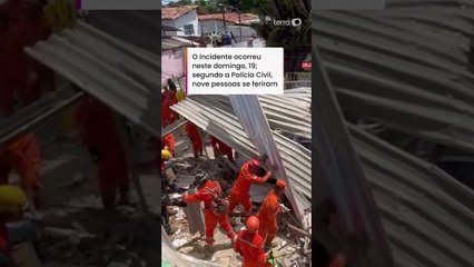 Desabamento de casas após explosão deixa ao menos dois mortos e feridos em Olinda (PE)