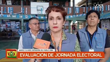EVALUACION ELECCIONES COCHABAMBA