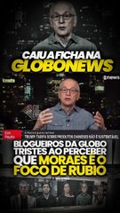 Bloqueiros da Globo News tristes: Moraes é foco de Rubio
