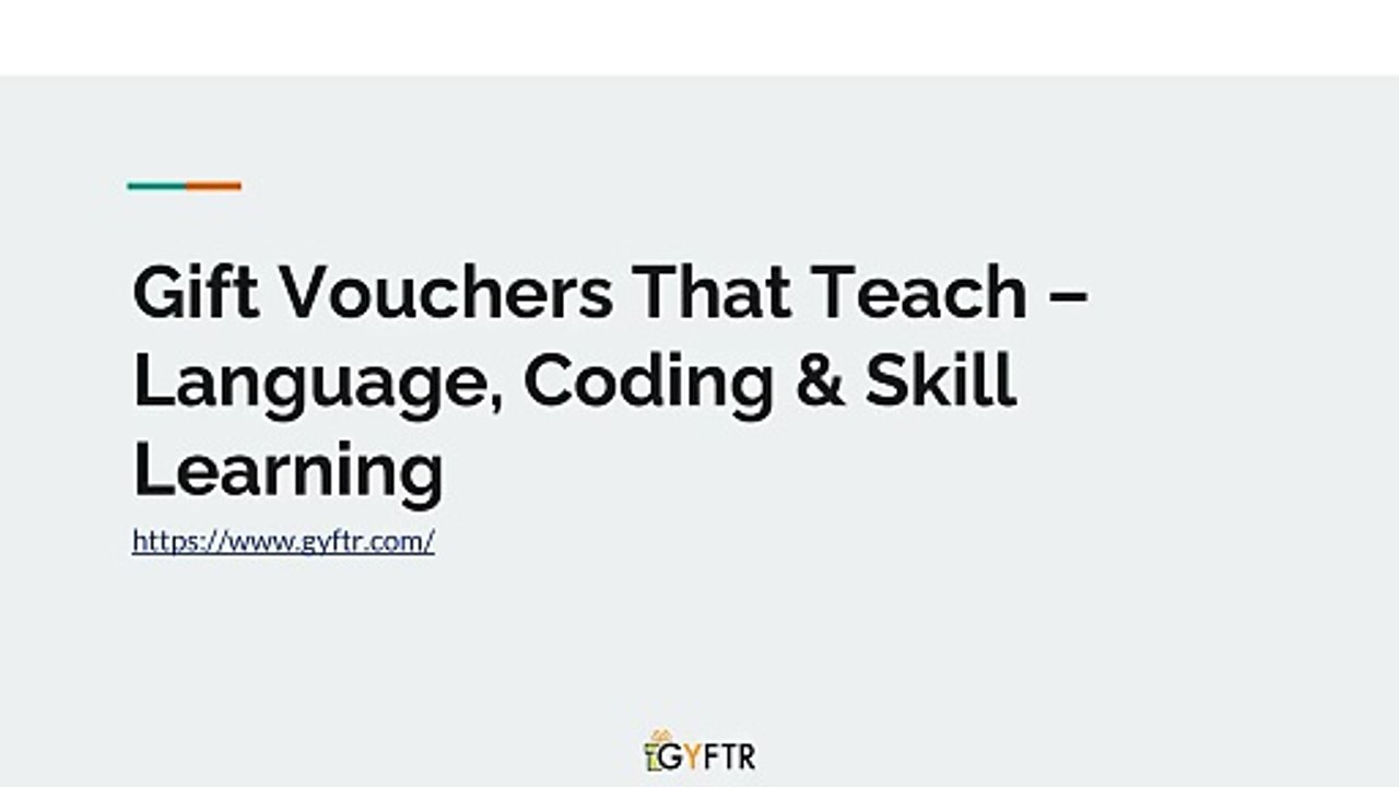 Gift Vouchers That Teach – Language, Coding & Skill Learning