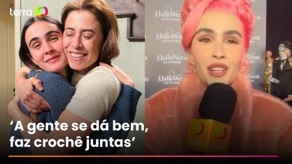 Parecemos duas senhoras que se conhecem a vida toda, diz atriz sobre amizade com Fernanda Torres