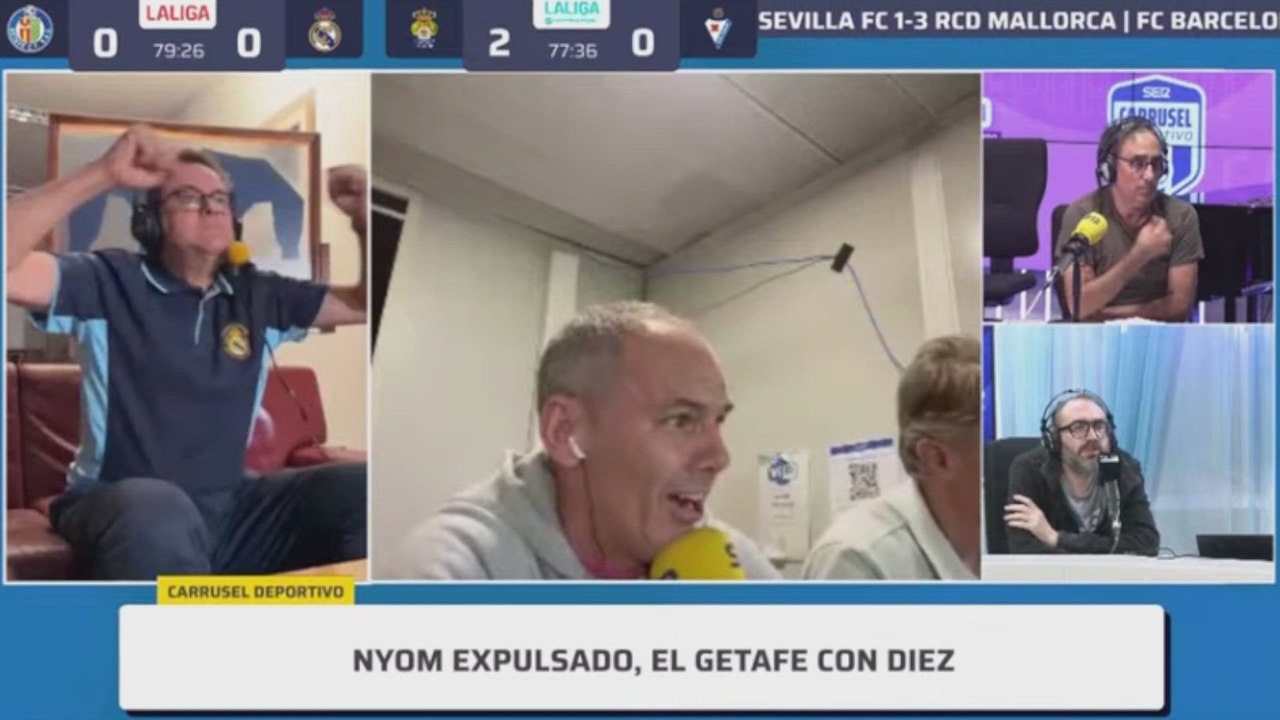 La narración de Carrusel Deportivo del gol de Mbappé en el Getafe vs. Real Madrid