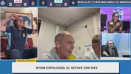 La narración de Carrusel Deportivo del gol de Mbappé en el Getafe vs. Real Madrid