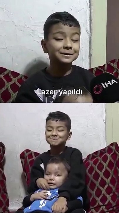 Doğuştan görme engelli iki kardeşin ameliyat olup görme yetilerine kavuşması. “Ben hep çok karanlık sanıyordum, meğer bembeyazmış”