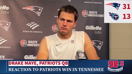 Drake Maye's Postgame Highlights 🏈