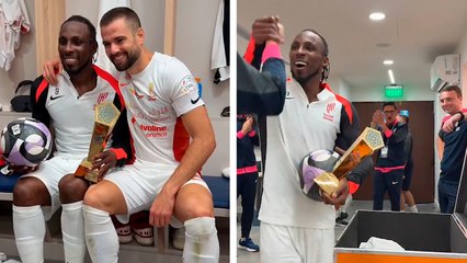 Julián Quiñones festeja hat-trick en la victoria del Al-Qadisiyah