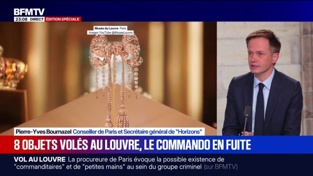 Cambriolage au Louvre: Pierre-Yves Bournazel, conseiller de Paris, déclare qu'il faudrait une enquête administrative, pour faire toute la lumière sur ce vol