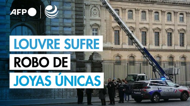 Ladrones roban joyas de valor inestimable en el museo del Louvre