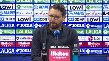 José Bordalás, rueda de prensa tras el Getafe 0 - Real Madrid 1