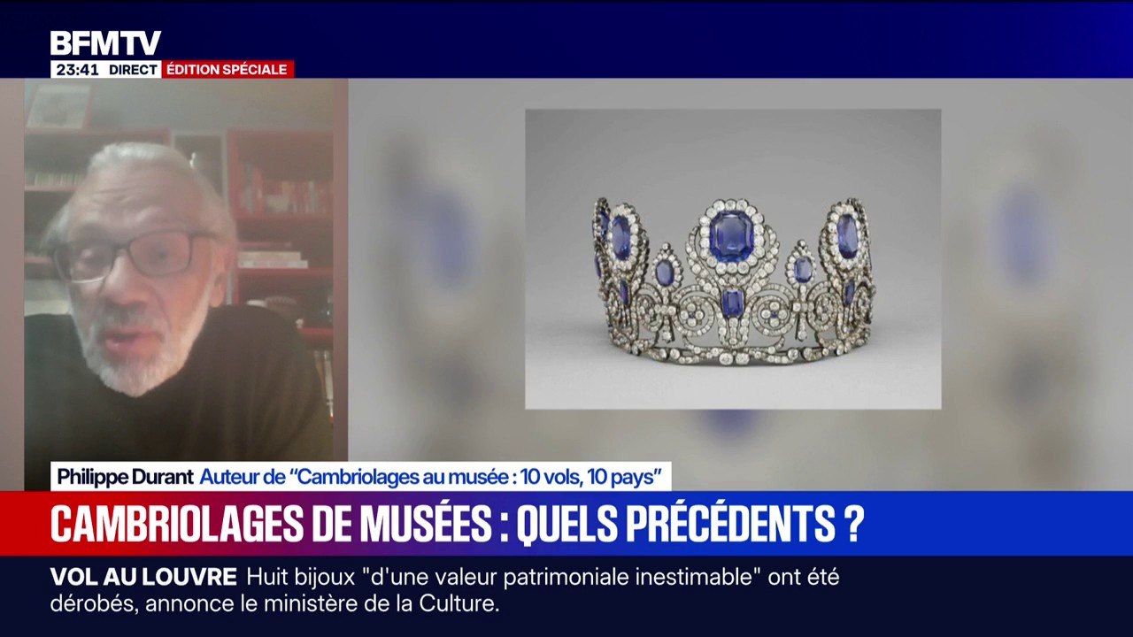 Cambriolages de musées: "La plupart du temps, on ne retrouve pas les œuvres d'art ", explique Philippe Durant, auteur de "Cambriolages au musée: 10 vols, 10 pays"