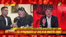 La furia de Alfa con Martín Cirio por sus dichos sobre Thiago Medina