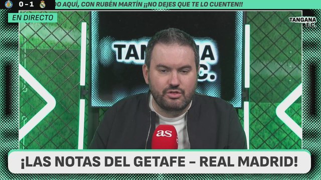 Las notas del Getafe Real Madrid