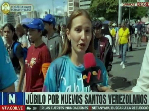 Caracas | Con júbilo y alegría feligreses destacan la fe y devoción por los dos Santos venezolanos