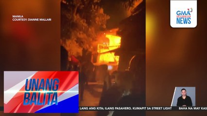 20 pamilya, nasunugan sa Brgy. 800; 1 alagang aso, patay nang ma-trap sa isa sa mga nasunog na bahay | Unang Balita