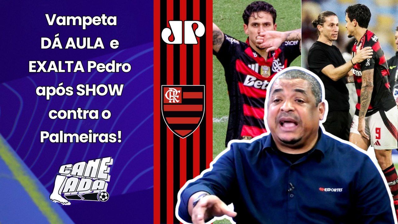 "MERMÃO! O Filipe Luís TEM QUE ENTENDER que o Pedro é..." Vampeta DÁ AULA após Flamengo x Palmeiras!