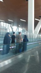 Arriving at Doha International Airport, Qatar , (L'aéroport international Hamad )