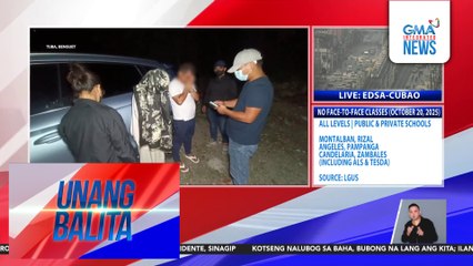 P6.8M halaga ng umano'y shabu, nasabat sa buy-bust operation; arestadong live-in-partners, tumangging magsalita | Unang Balita