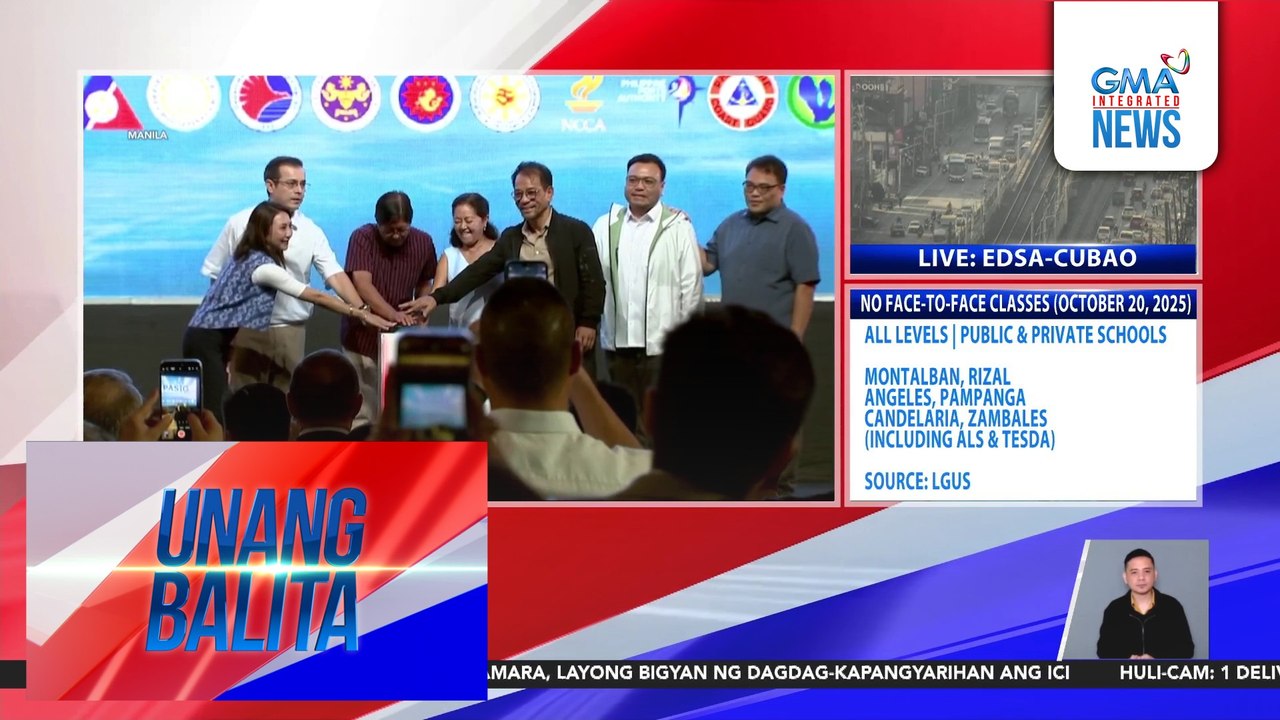 Phase 4 ng Pasig River Urban Development Project sa Arroceros Esplanade, inilunsad | Unang Balita