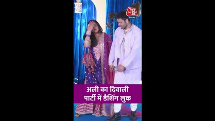 ऋचा चड्ढा और अली फजल का द‍िवाली पार्टी में डैश‍िंग लुक