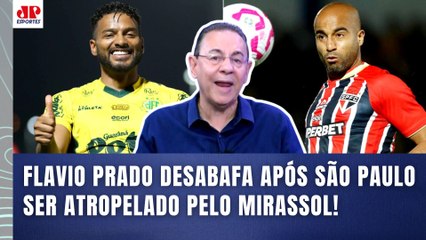 "O SÃO PAULO tem UM TIME BISONHO! Que DECADÊNCIA ASSOMBROSA!" Flavio Prado DETONA 3 a 0 do Mirassol!