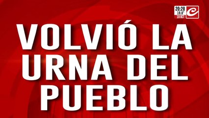 Volvió la urna del pueblo: cuenta regresiva para las elecciones