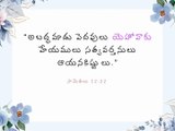 ఈరోజు దేవుని వాగ్ధానం ✝️ Today’s Bible Promise
