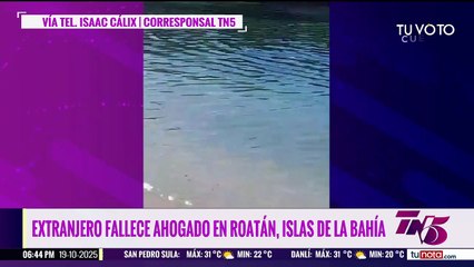 Extranjero fallece ahogado en Roatán, Islas de la Bahía