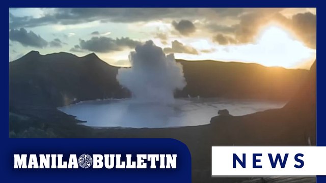 Taal Volcano emits 500-meter plume in brief phreatomagmatic event