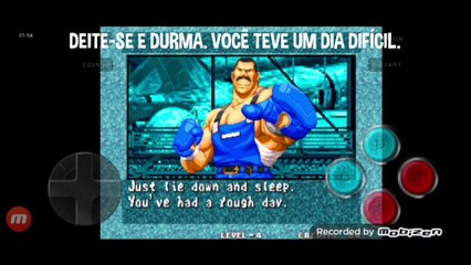 Fatal Fury 3 Bob Wilson vs Franco Bash fala de vitória do Franco Bash em português