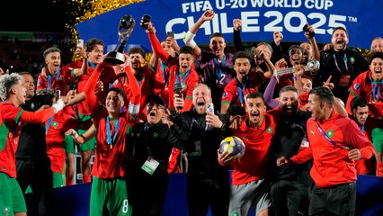 Mundial Sub-20: Marruecos levanta el trofeo y celebra triunfo tras vencer a Argentina con doblete de Yassir Zabiri
