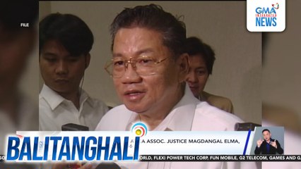 Ex.-PCGG chairman at CA Assoc. Justice Magdangal Elma, pumanaw sa edad na 86 | Balitanghali