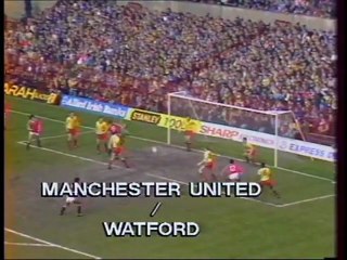 MANCHESTER UNITED - WATFORD - 1983 - SAISON 1982/1983 -